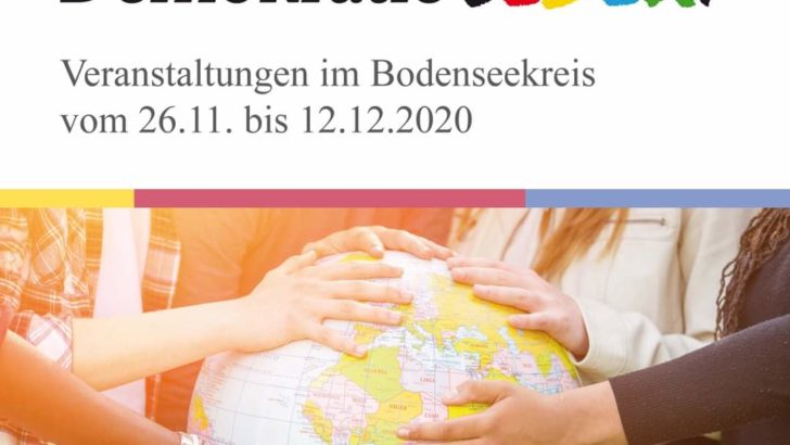 Demokratiewochen  Veranstaltungen im Bodenseekreis