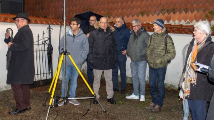Einweihung für Gedenktafel Hugo Landauer