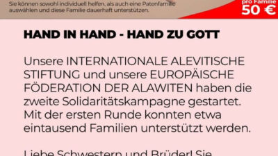 2. Hilfsaktion der INTERNATIONAL ALEVI FOUNDATION